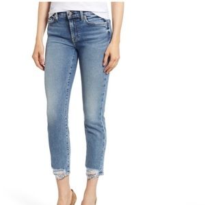 7 for all man kind, Roxanne ankle style, luxe vintage wash, jeans.